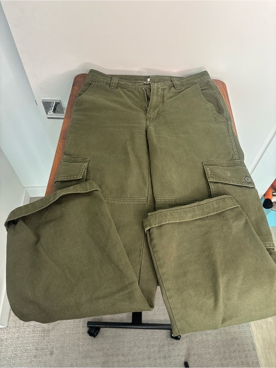 TNA Denim - TNA Olive Green Men's Cargo Pants - Utility Pockets